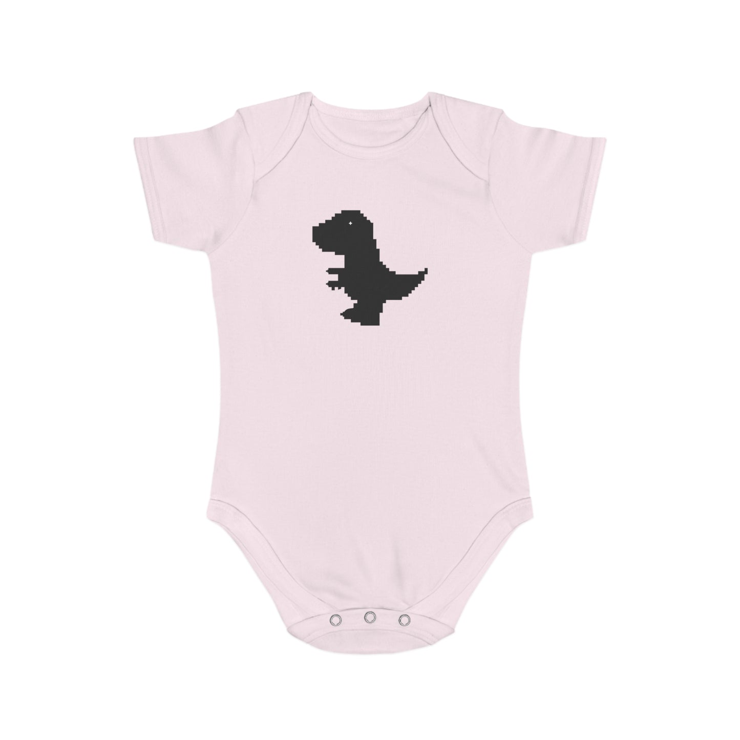 Pixel Dino design baby  bodysuit