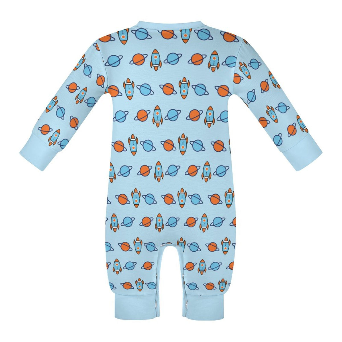 200gsm Long Sleeve Baby Romper | All-Over Print