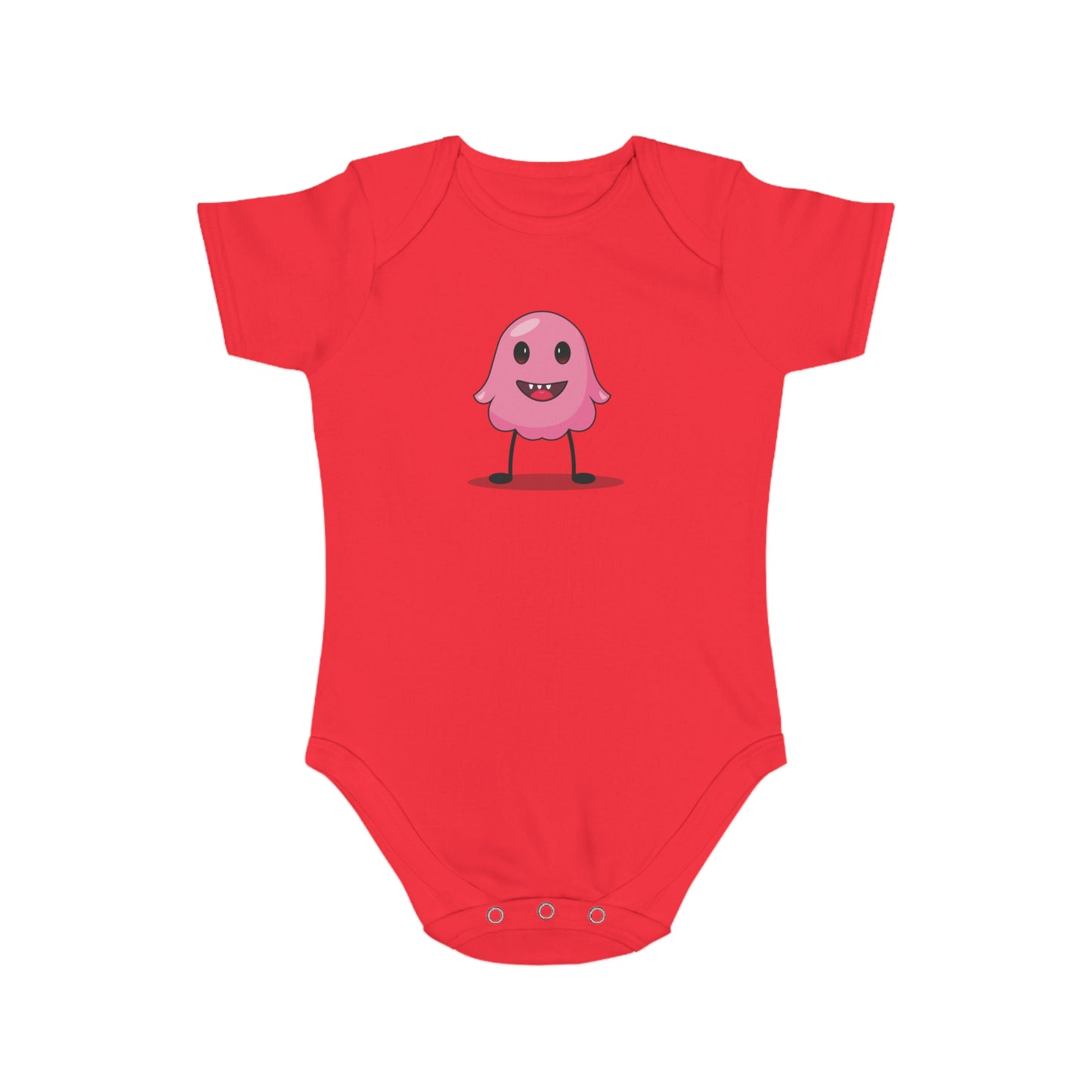 Pink Monster design baby  bodysuit