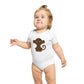 Cheeky Monkey design baby bodysuit
