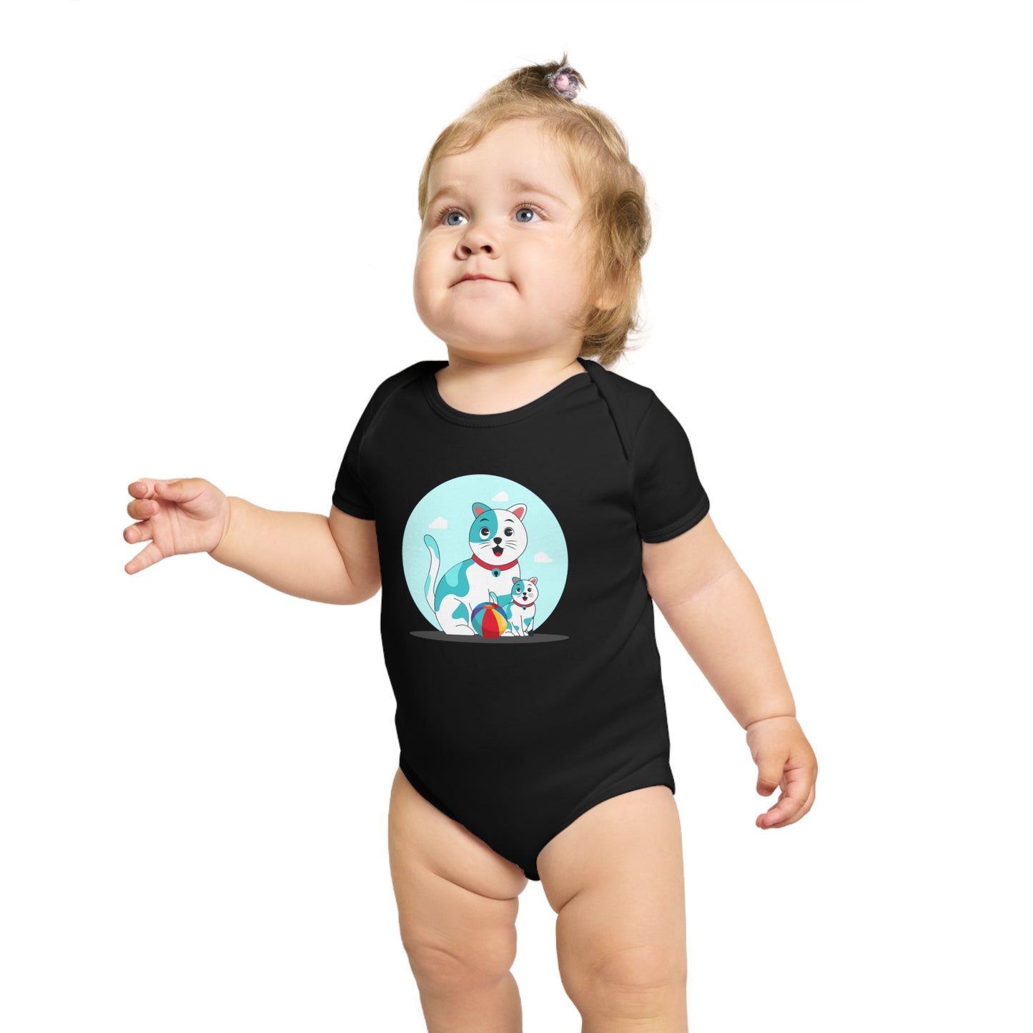 Playful Cats design baby  bodysuit