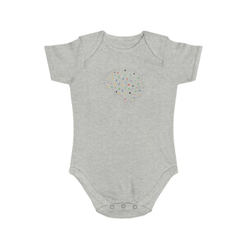 Math Mind design baby bodysuit
