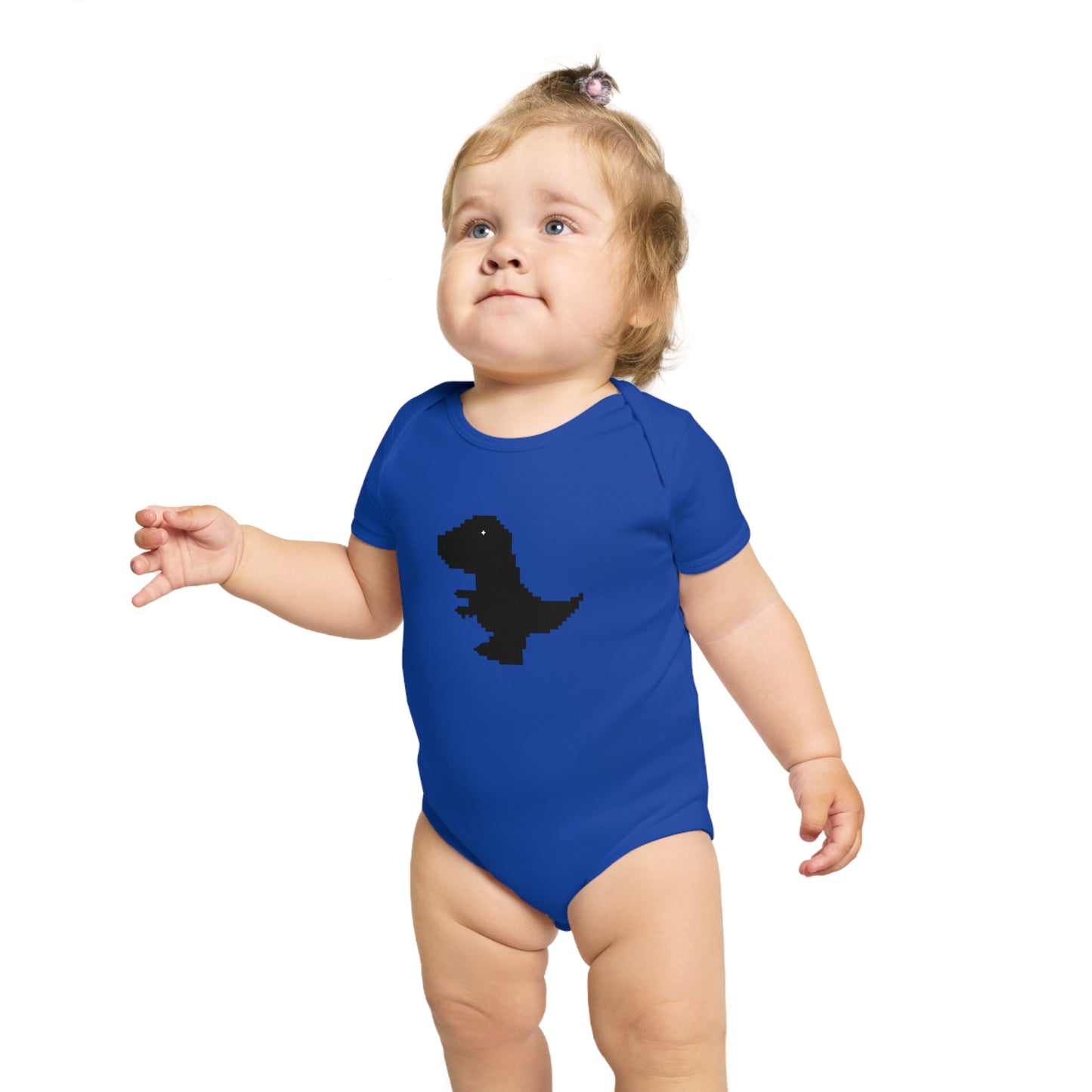 Pixel Dino design baby  bodysuit