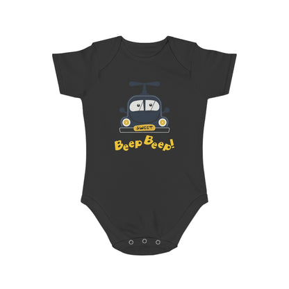 Sweet Beep Ride design baby  bodysuit