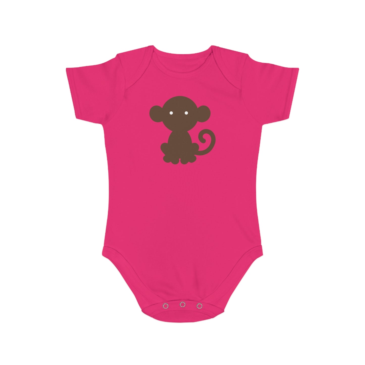 Cheeky Monkey design baby bodysuit