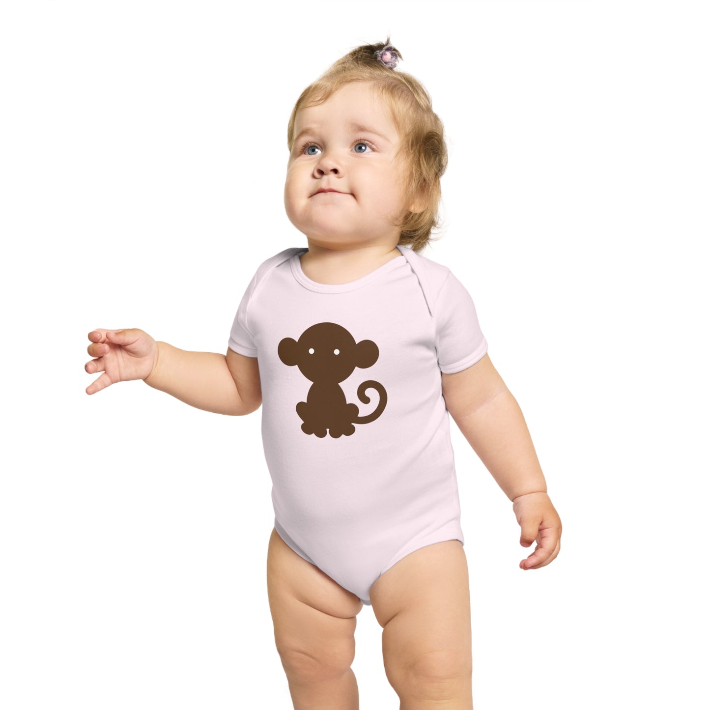 Cheeky Monkey design baby bodysuit