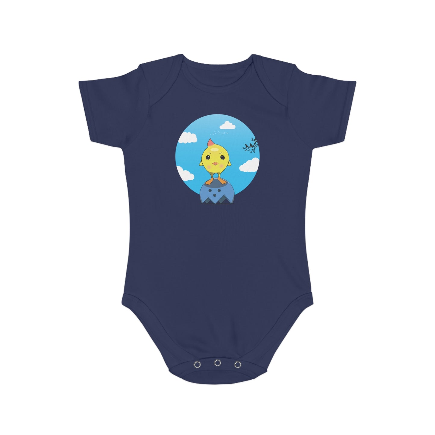 Sunny Chick design baby  bodysuit