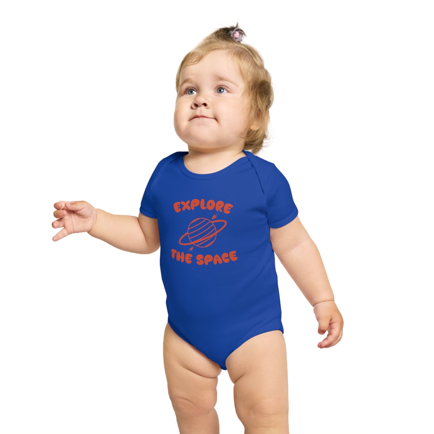 Cosmic Explorer design baby bodysuit