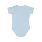 Cute Music-Themed Short Sleeve Baby Bodysuit with Smiley Face