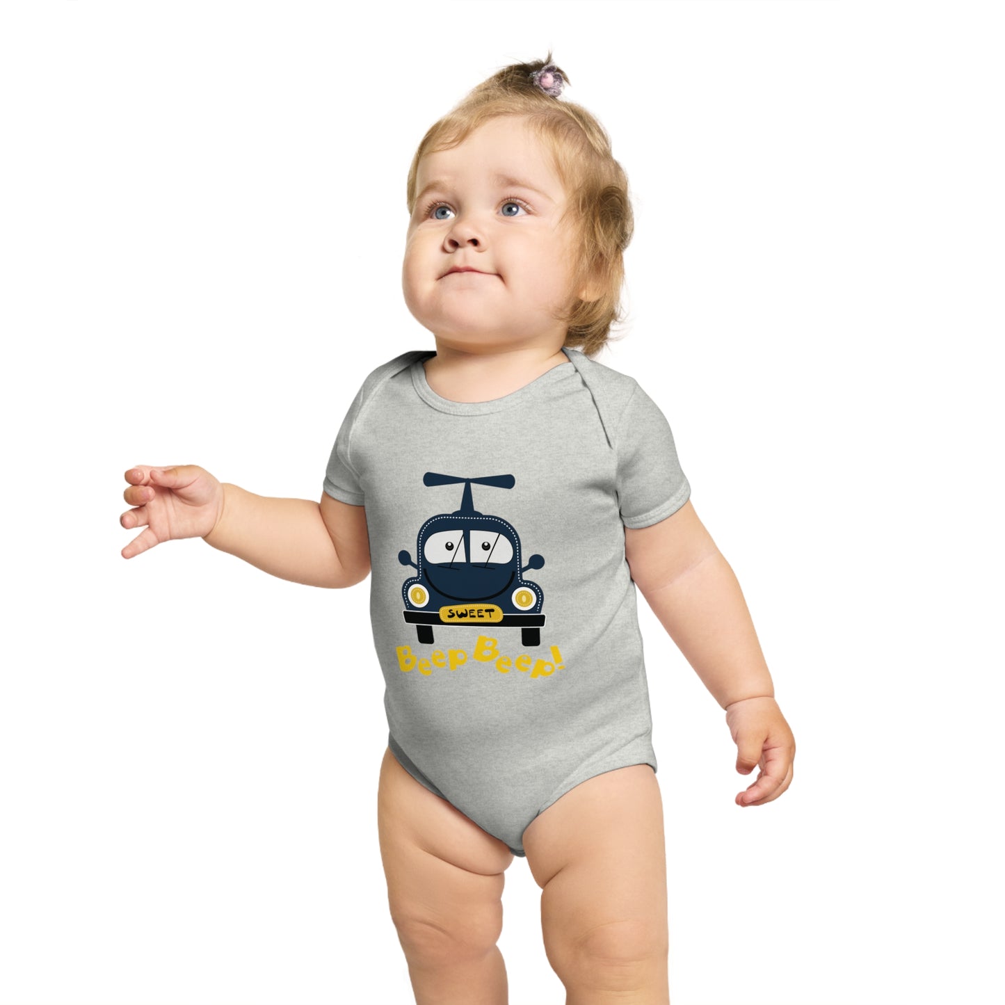 Sweet Beep Ride design baby  bodysuit