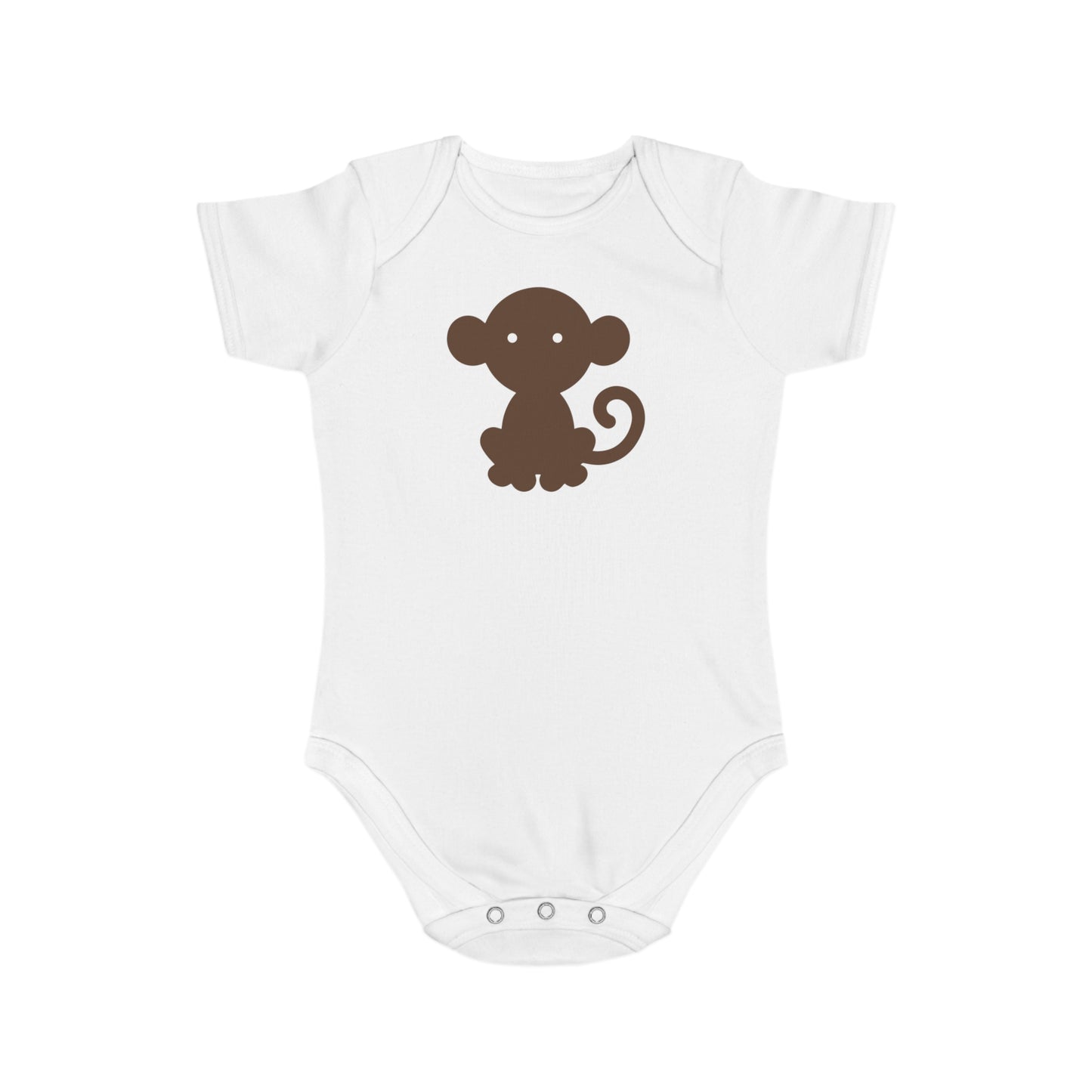 Cheeky Monkey design baby bodysuit