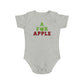 A for Apple design Cotton baby bodysuit