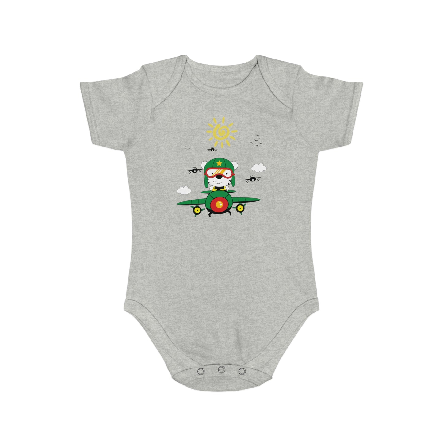 Pilot Vibes design baby bodysuit
