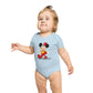 Cheerful Mouse design baby bodysuit