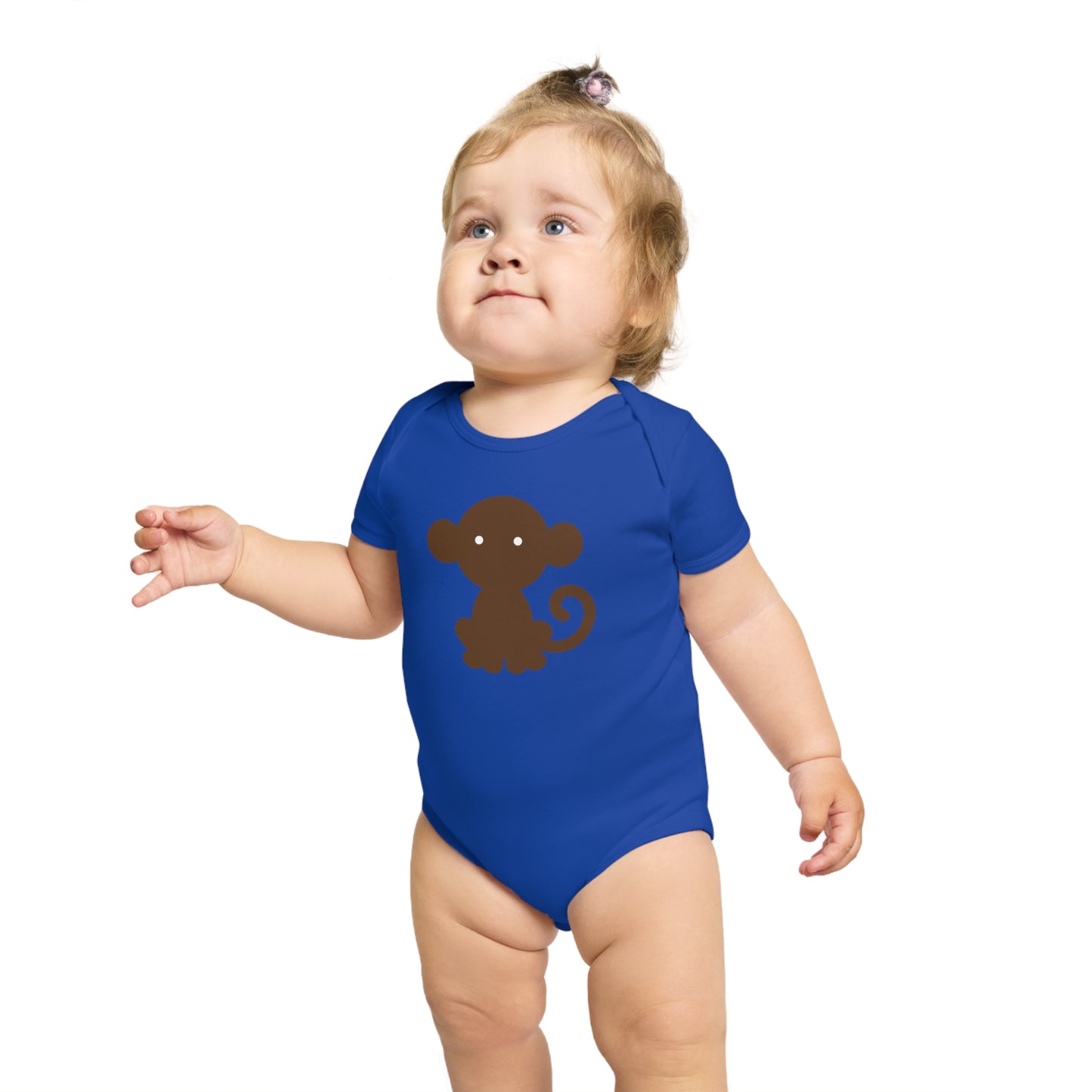 Cheeky Monkey design baby bodysuit