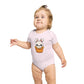 Bunny In A Basket design baby bodysuit