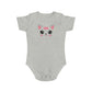 Kawaii Kitty Face design baby bodysuit