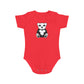 Cute Panda Heart design baby bodysuit