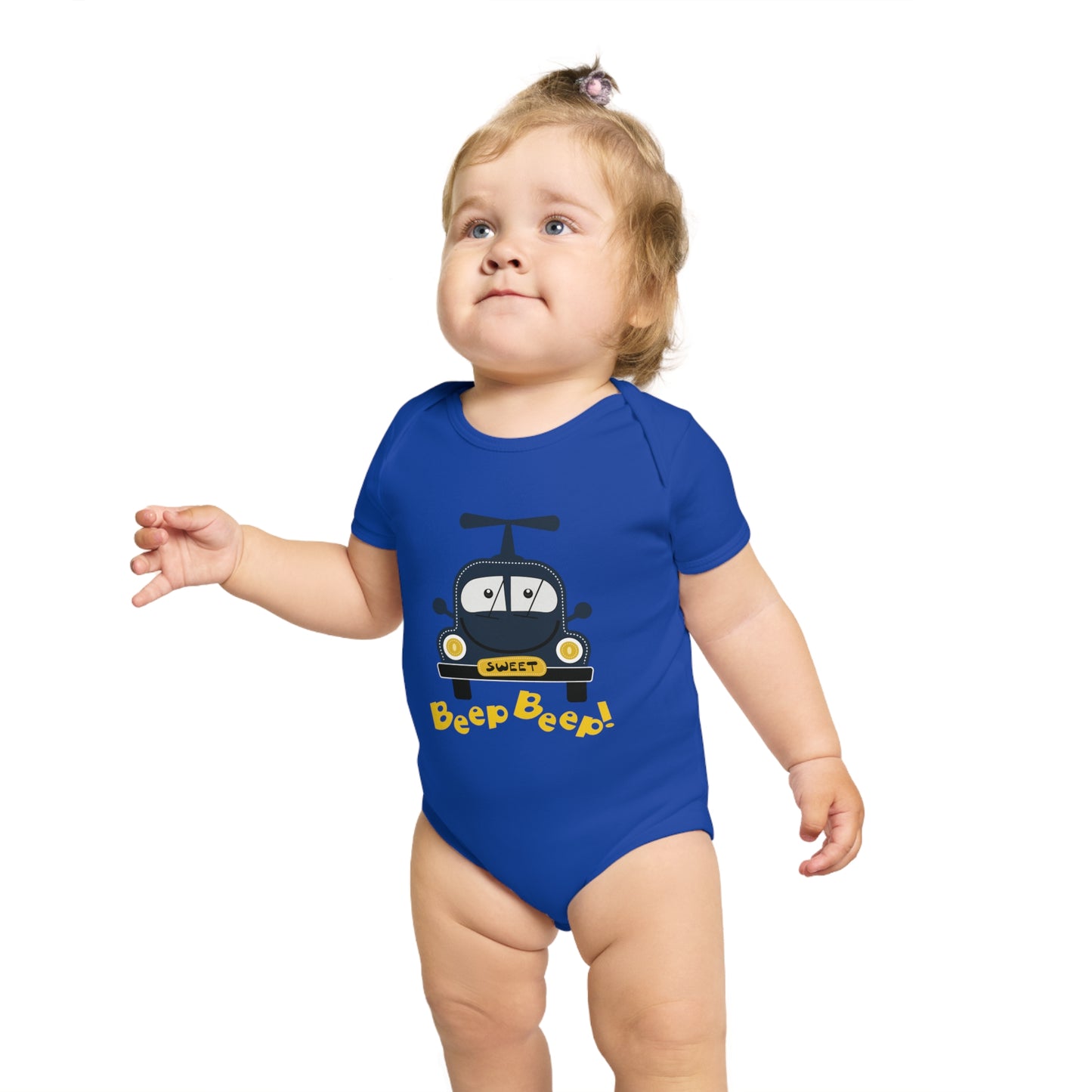 Sweet Beep Ride design baby  bodysuit