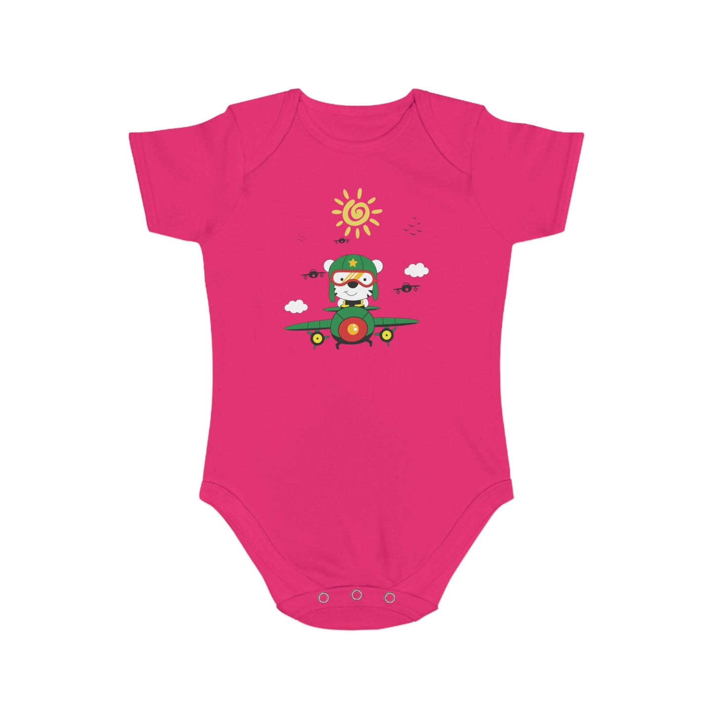 Pilot Vibes design baby bodysuit