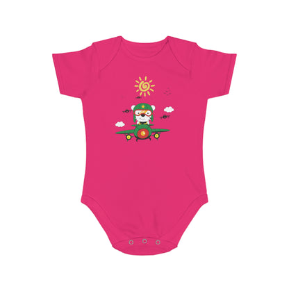 Pilot Vibes design baby bodysuit