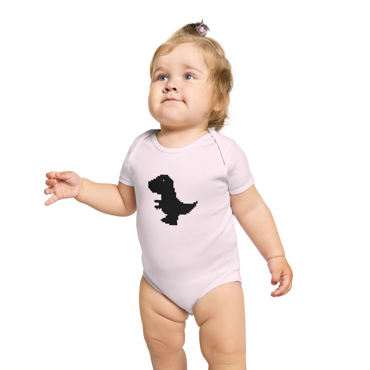 Pixel Dino design baby  bodysuit