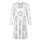 Girls' Geometric Star Long Sleeve Dress