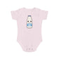 Kawaii Milk Power design baby bodysuit