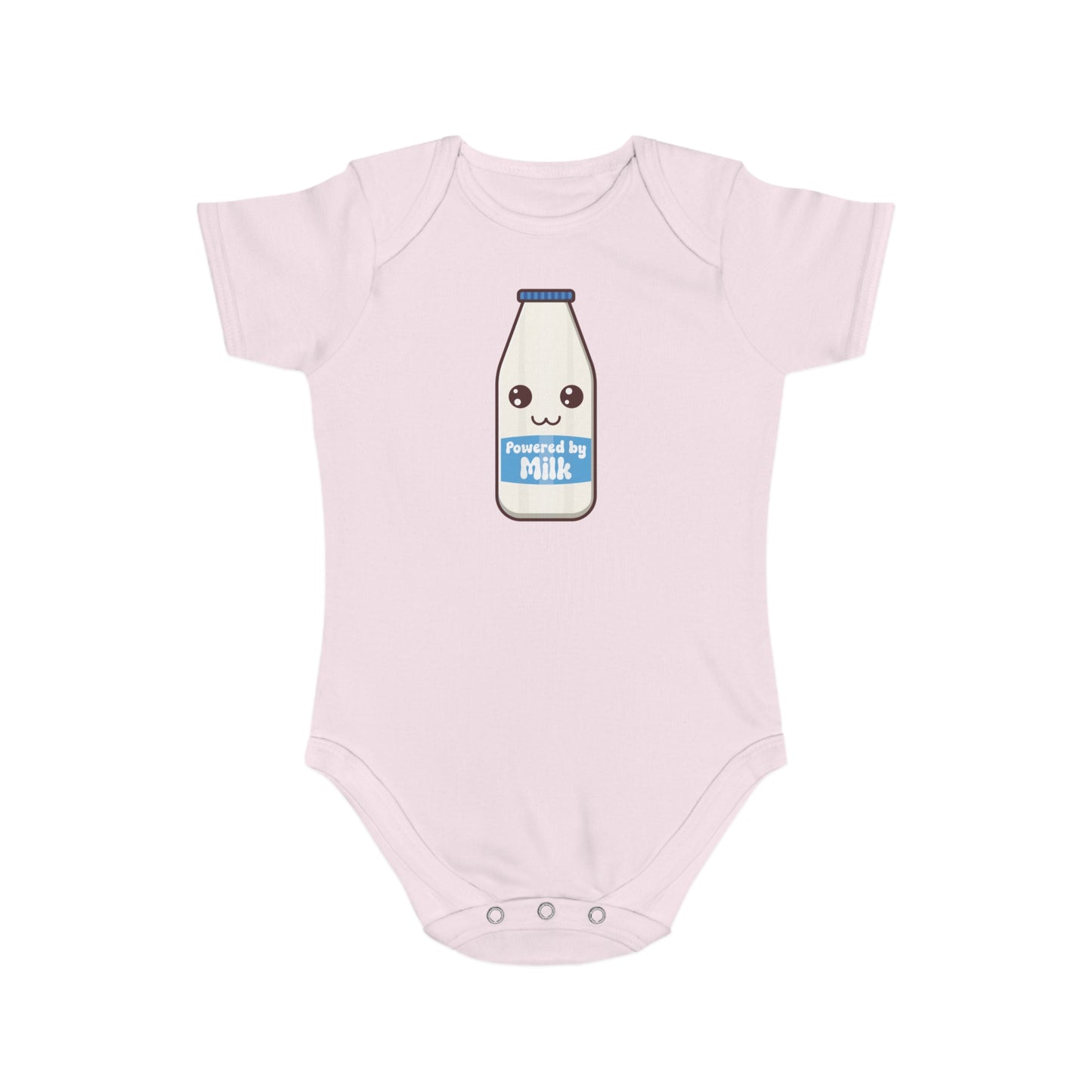 Kawaii Milk Power design baby bodysuit
