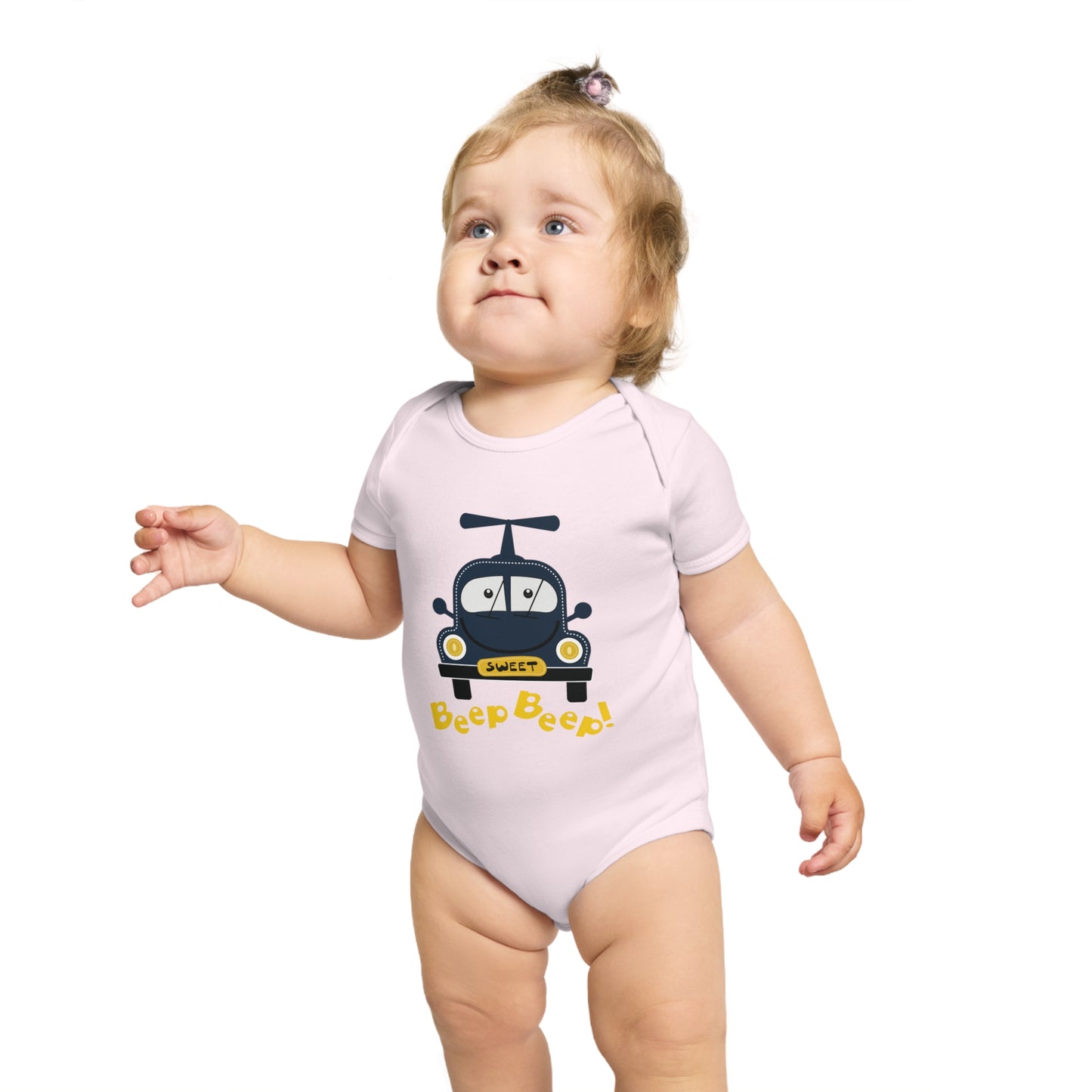 Sweet Beep Ride design baby  bodysuit