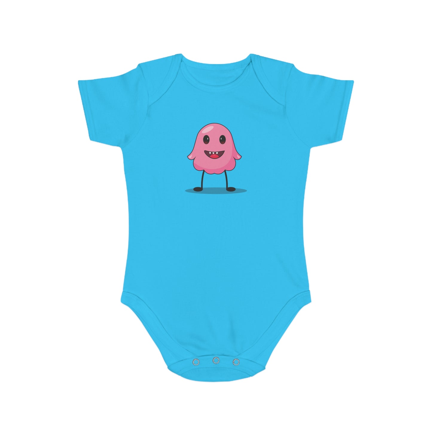 Pink Monster design baby  bodysuit