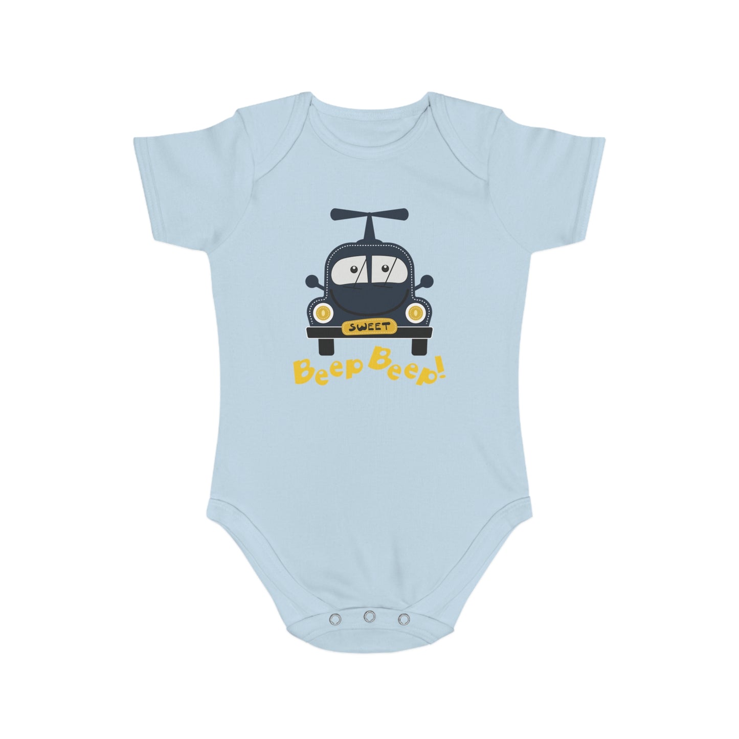 Sweet Beep Ride design baby  bodysuit