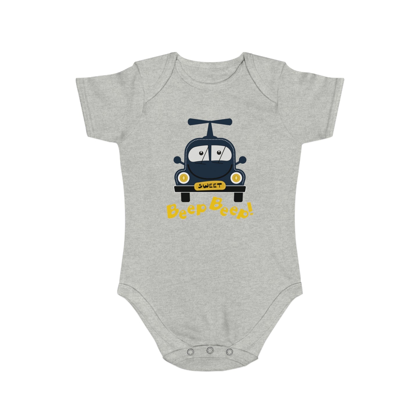 Sweet Beep Ride design baby  bodysuit