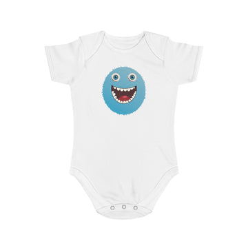 Happy Monster design baby bodysuit