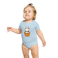 Bunny In A Basket design baby bodysuit