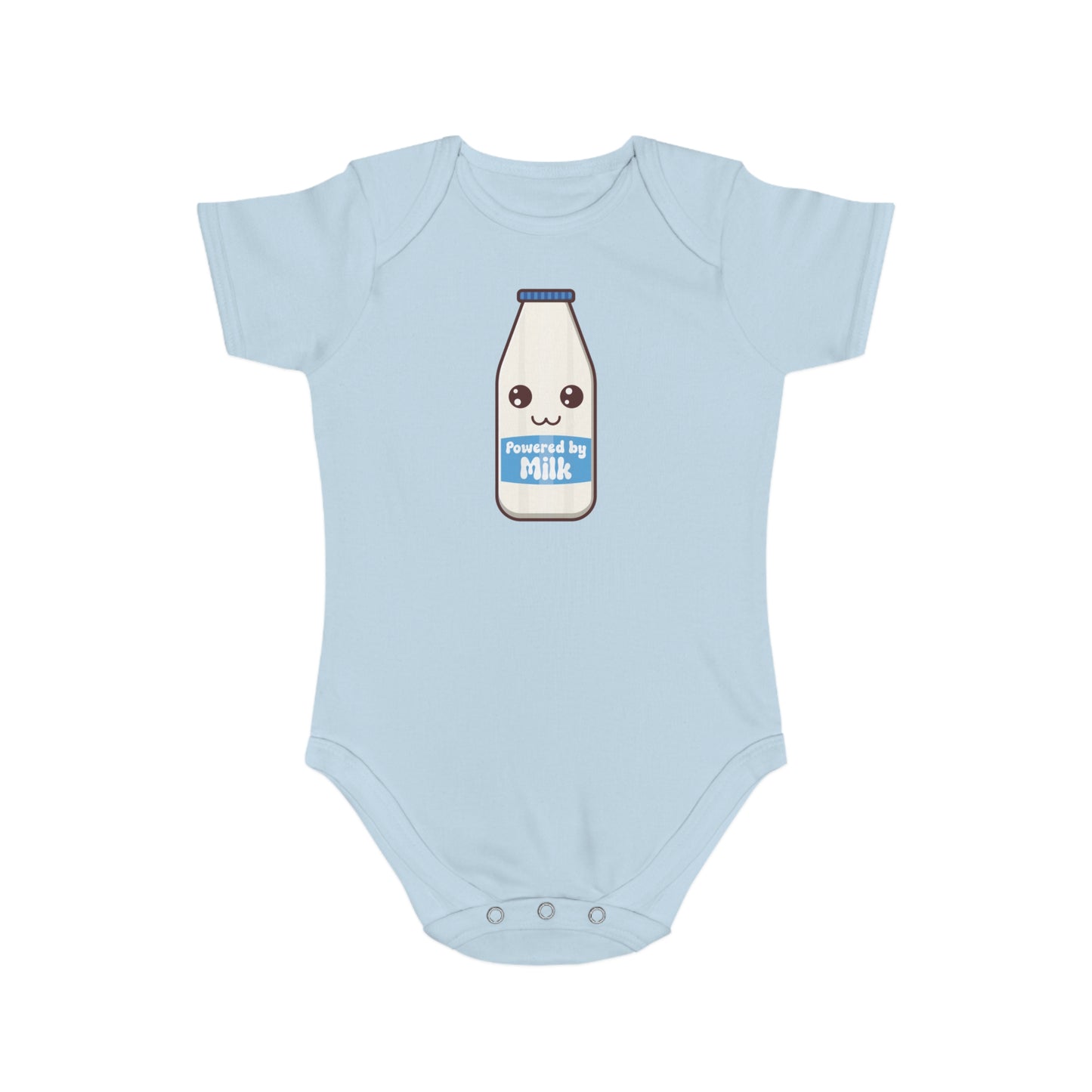 Kawaii Milk Power design baby bodysuit