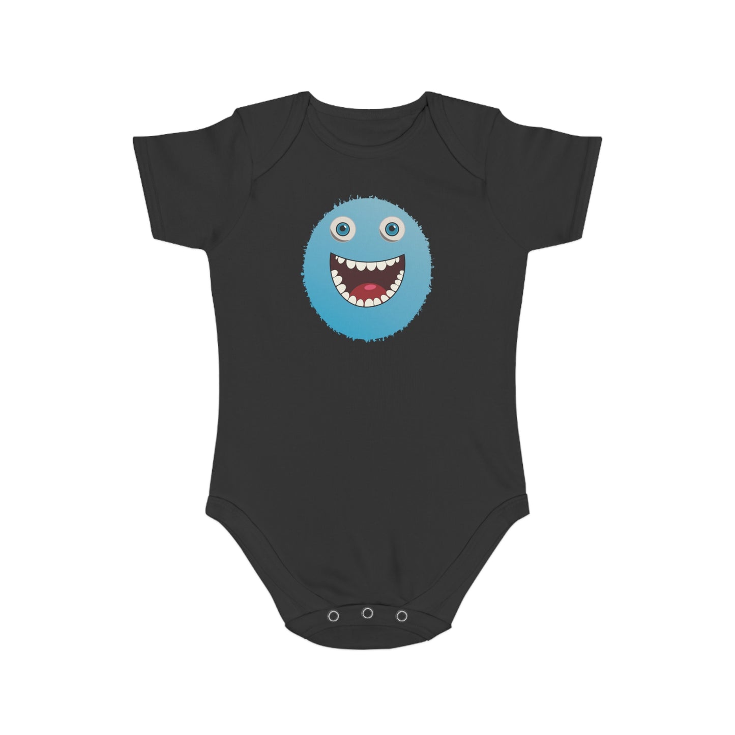 Happy Monster design baby bodysuit