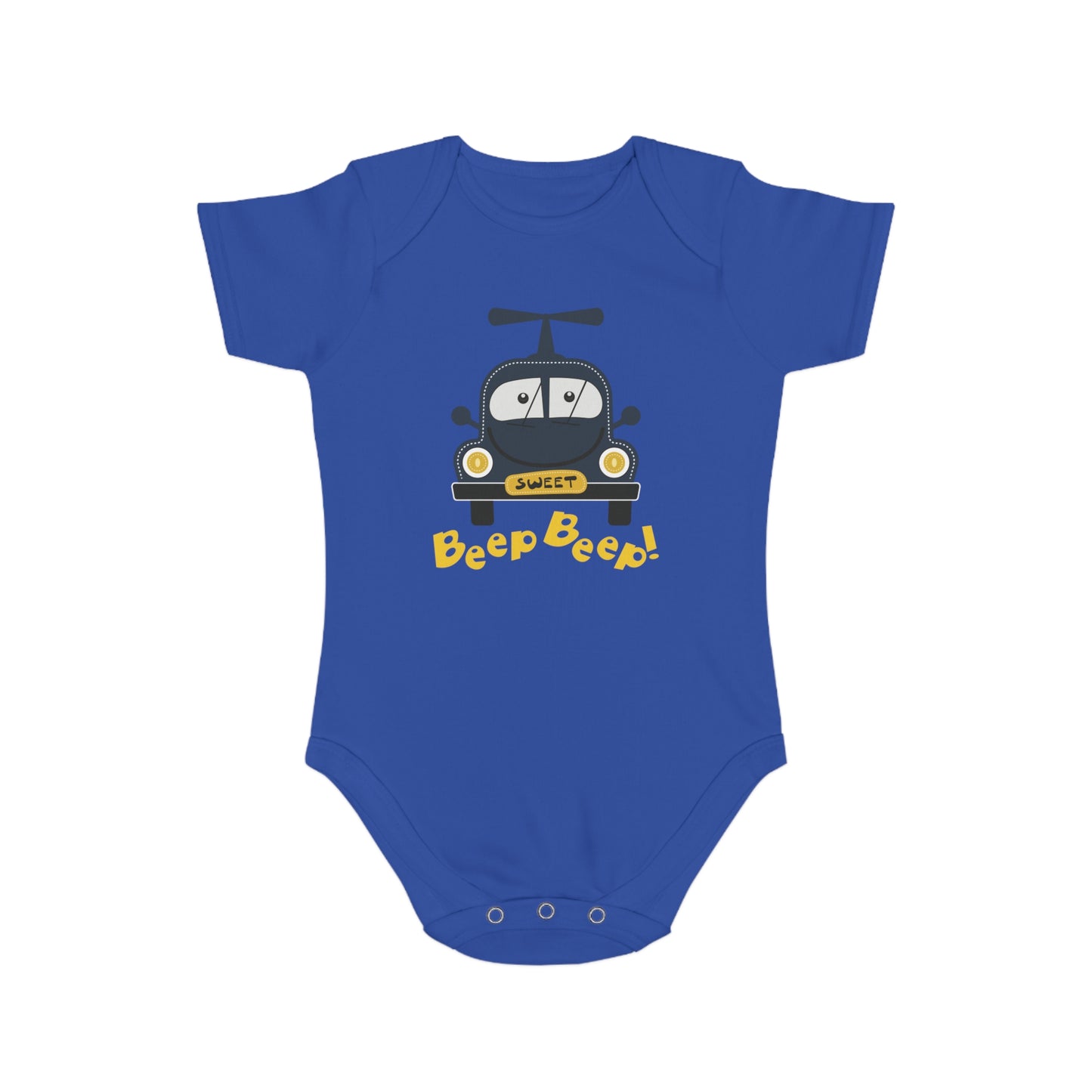 Sweet Beep Ride design baby  bodysuit