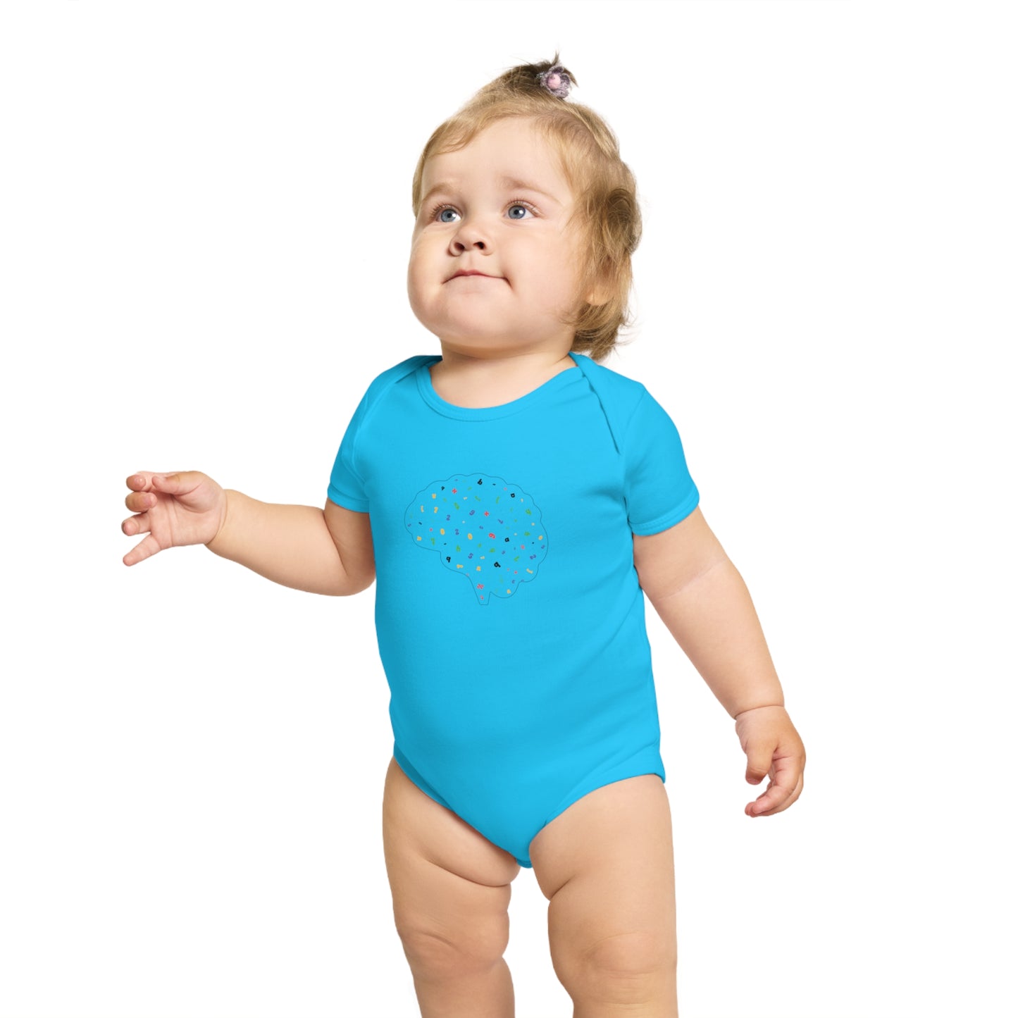 Math Mind design baby bodysuit