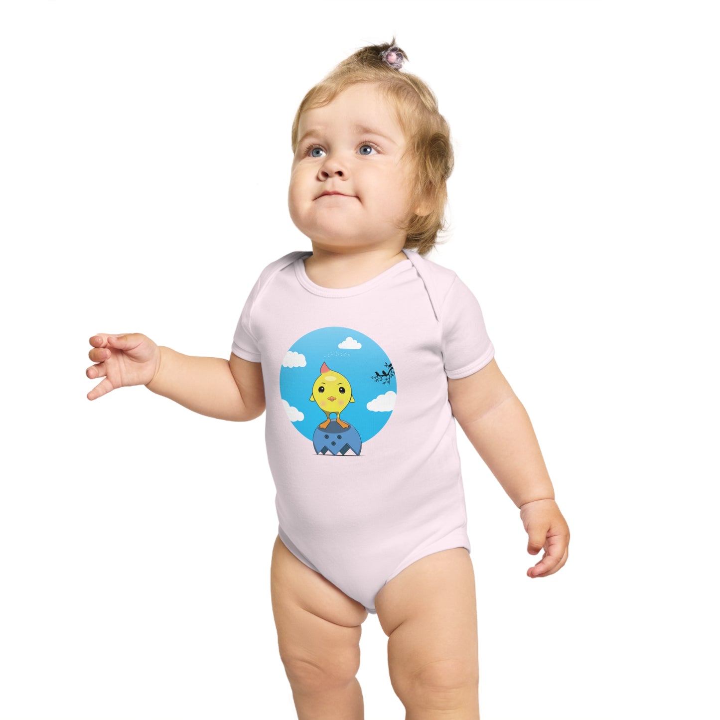 Sunny Chick design baby  bodysuit