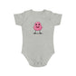 Pink Monster design baby  bodysuit