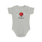 Happy Apple design baby baby bodysuit