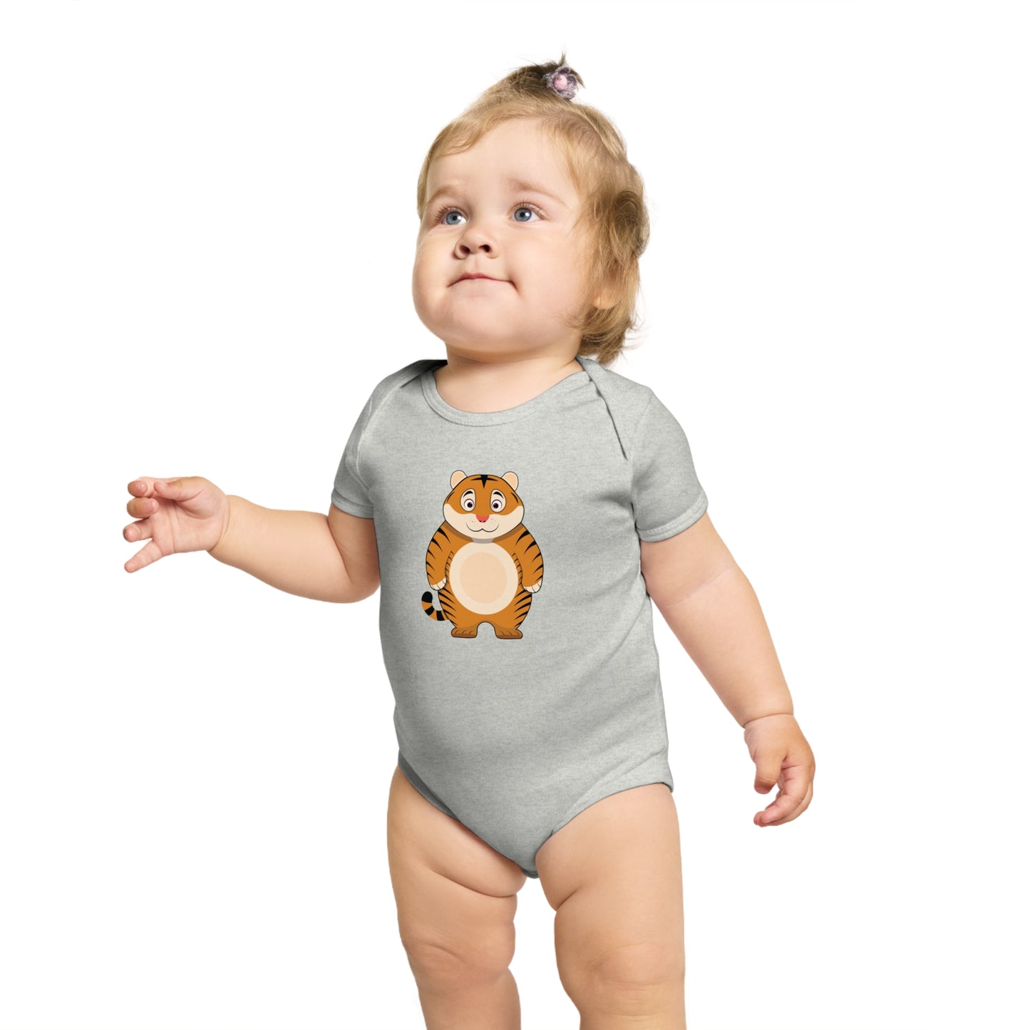 Happy Tiger design baby bodysuit