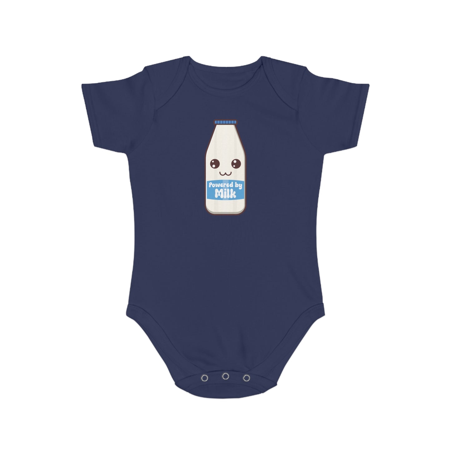 Kawaii Milk Power design baby bodysuit
