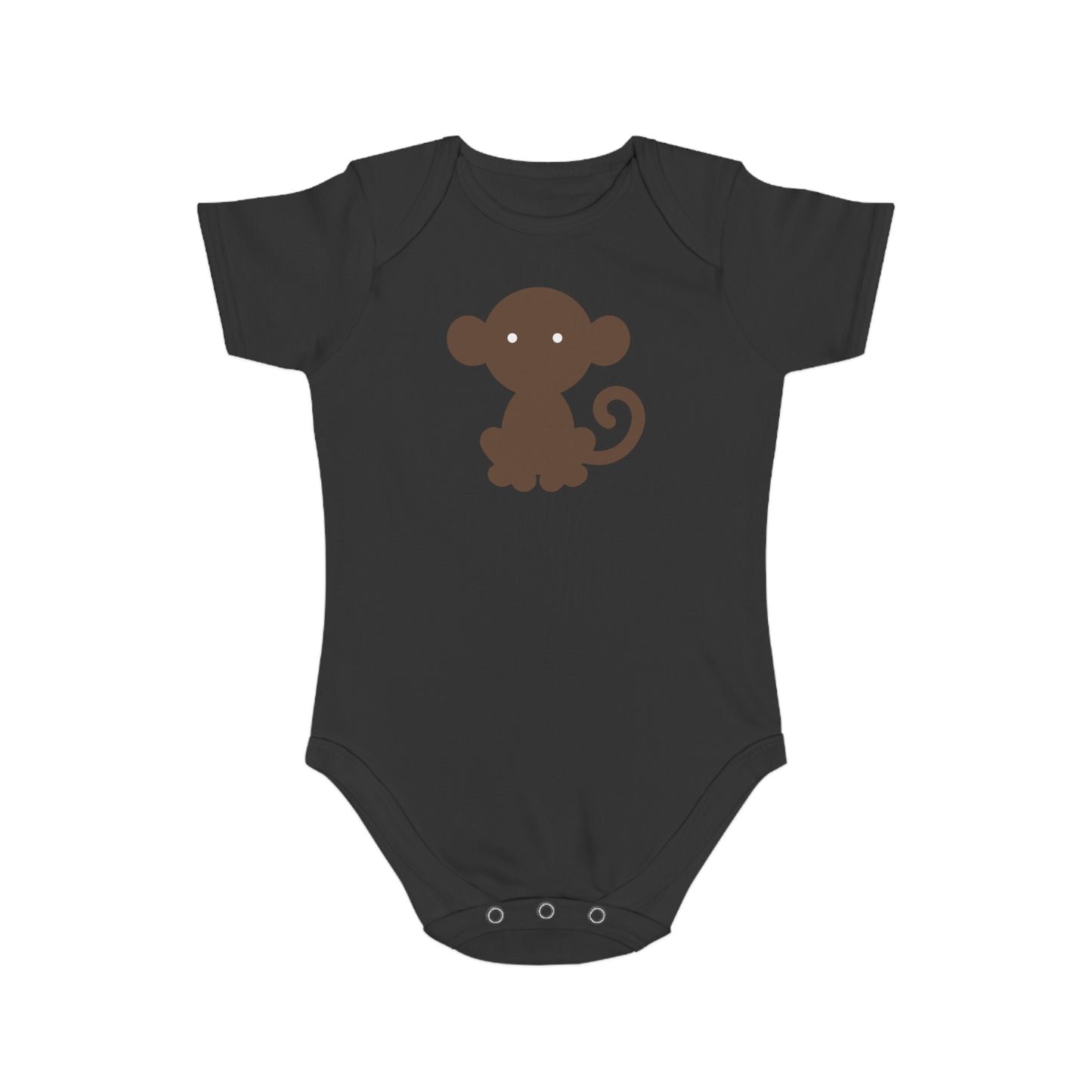 Cheeky Monkey design baby bodysuit