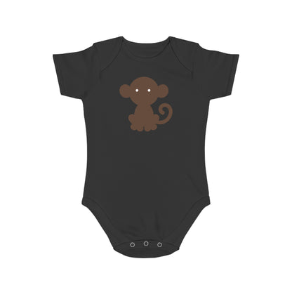 Cheeky Monkey design baby bodysuit