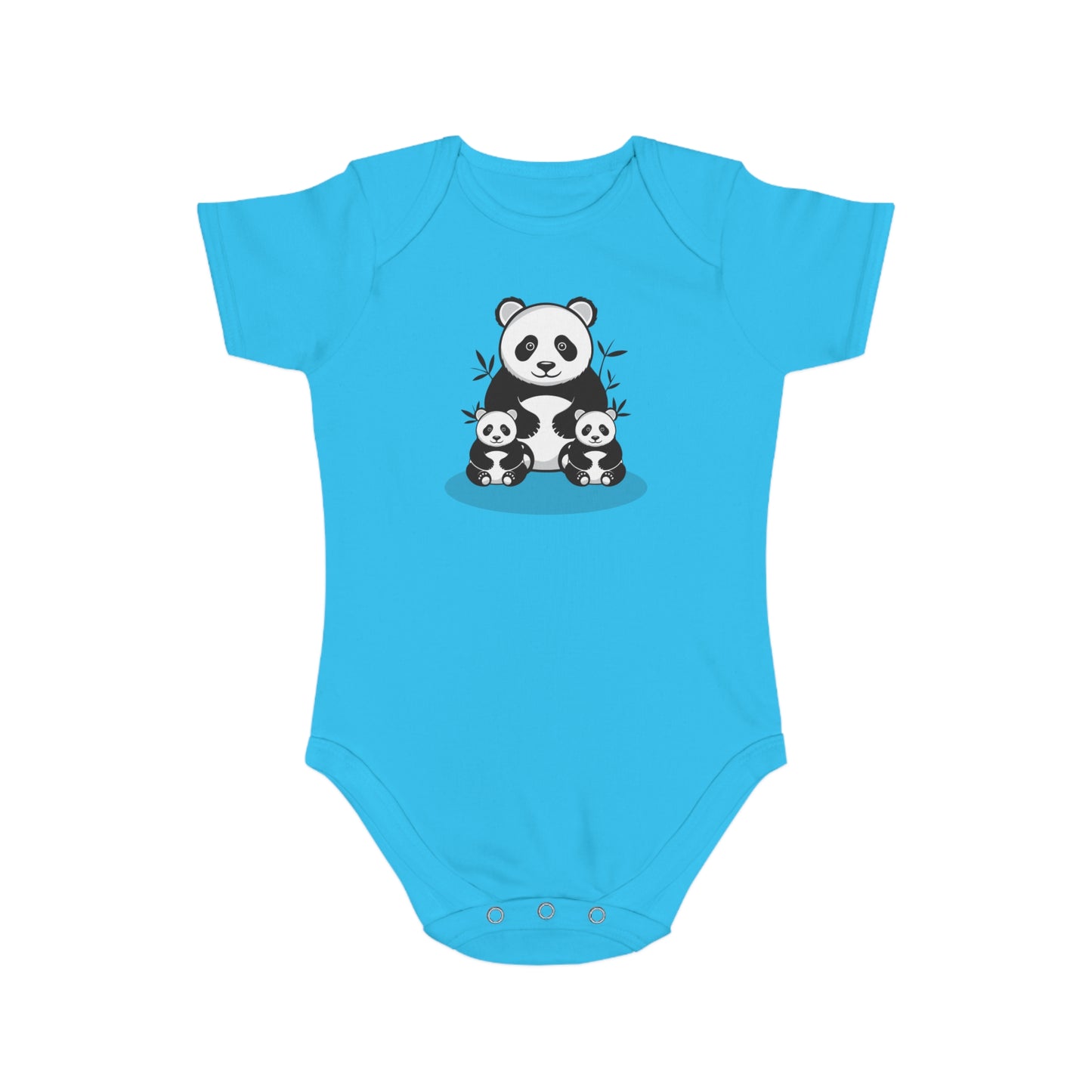Panda Family Love design baby  bodysuit