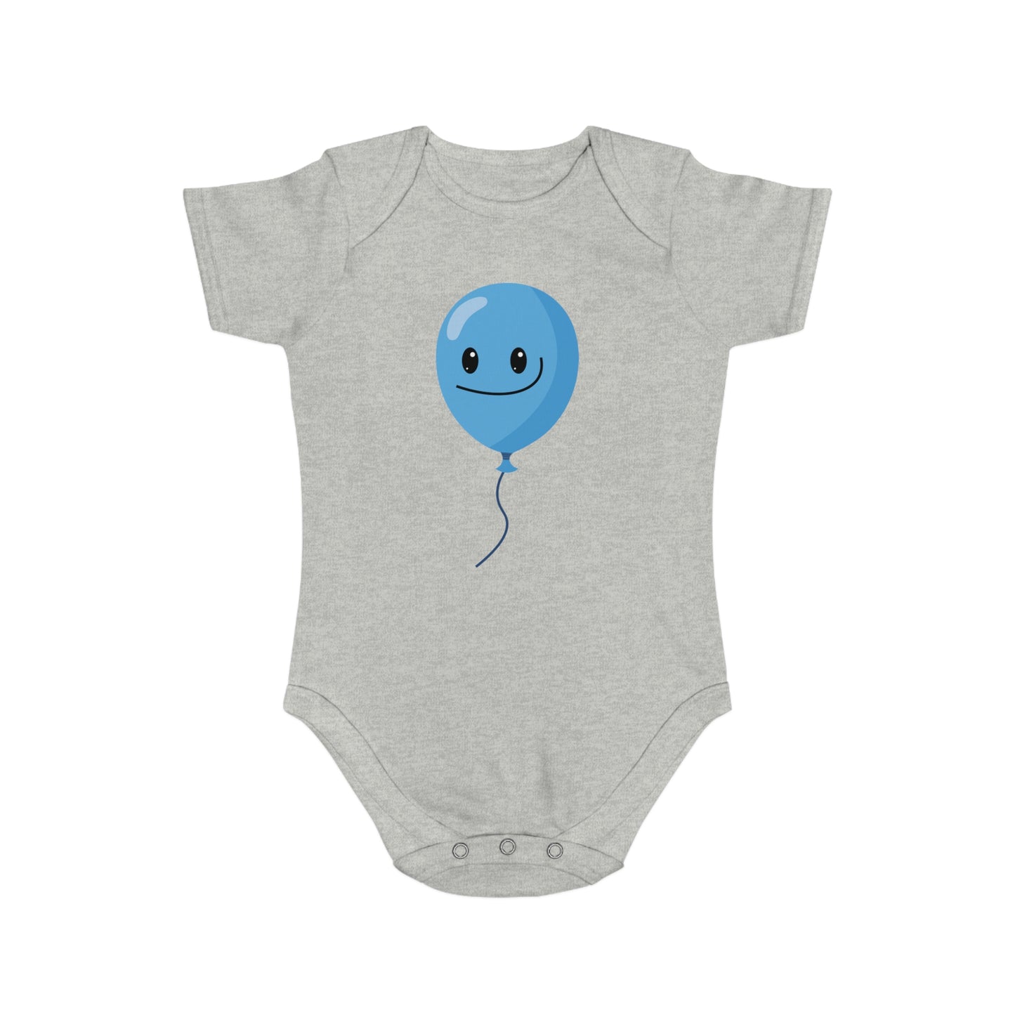 Playful Blue Balloon Baby Bodysuit