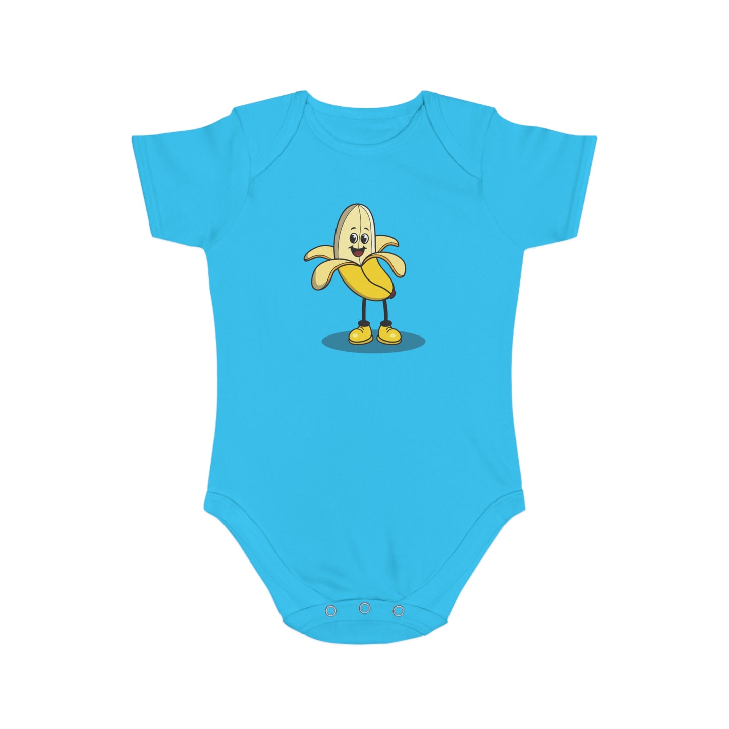 Smiley Banana design baby  bodysuit