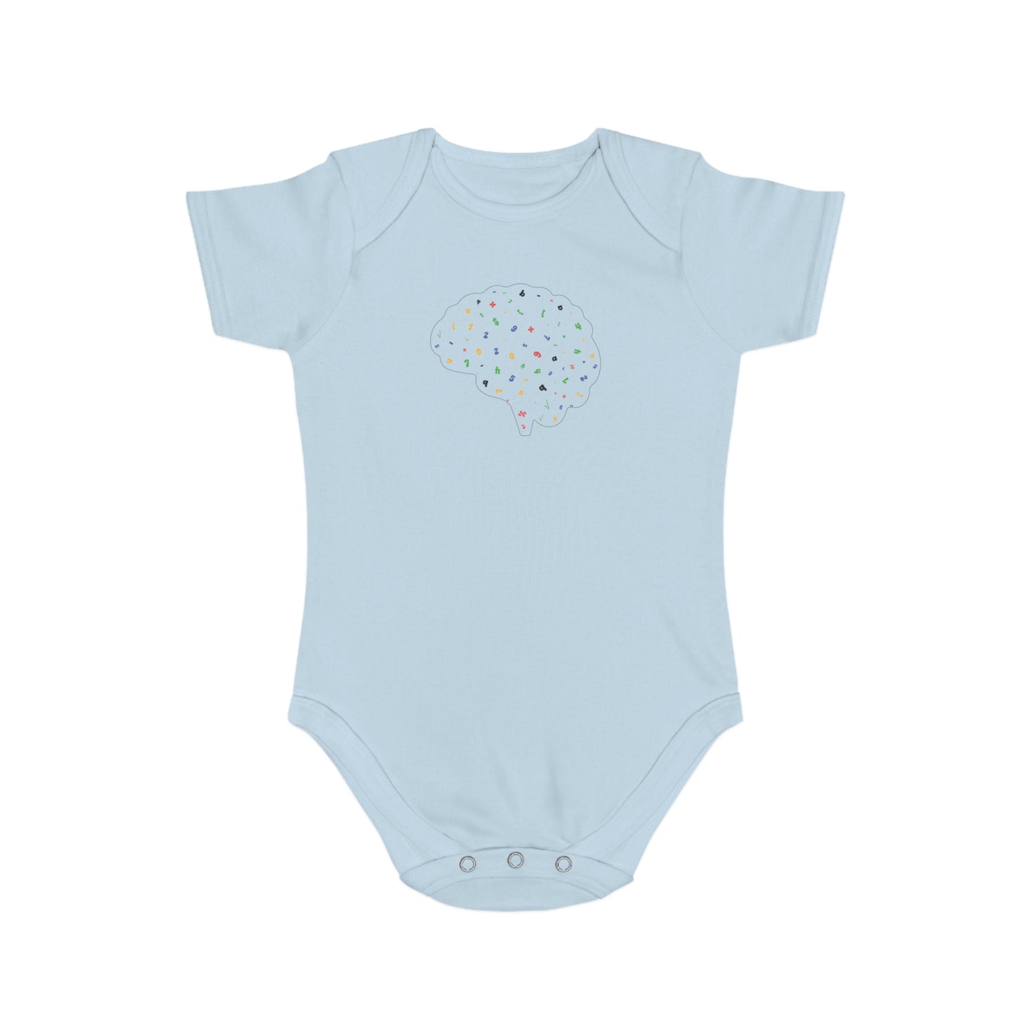 Math Mind design baby bodysuit